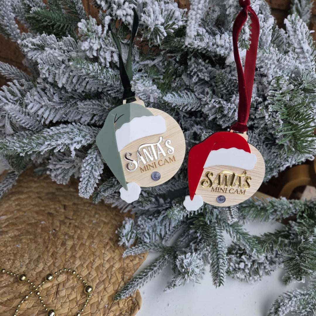 Santa's Mini Camera Ornament