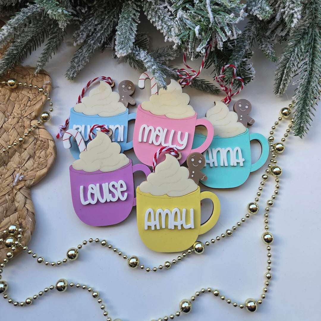 Personalised Hot Chocolate Christmas Ornament