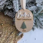 Personalised First Christmas Ornament