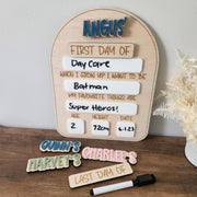 Interchangeable First and Last Board