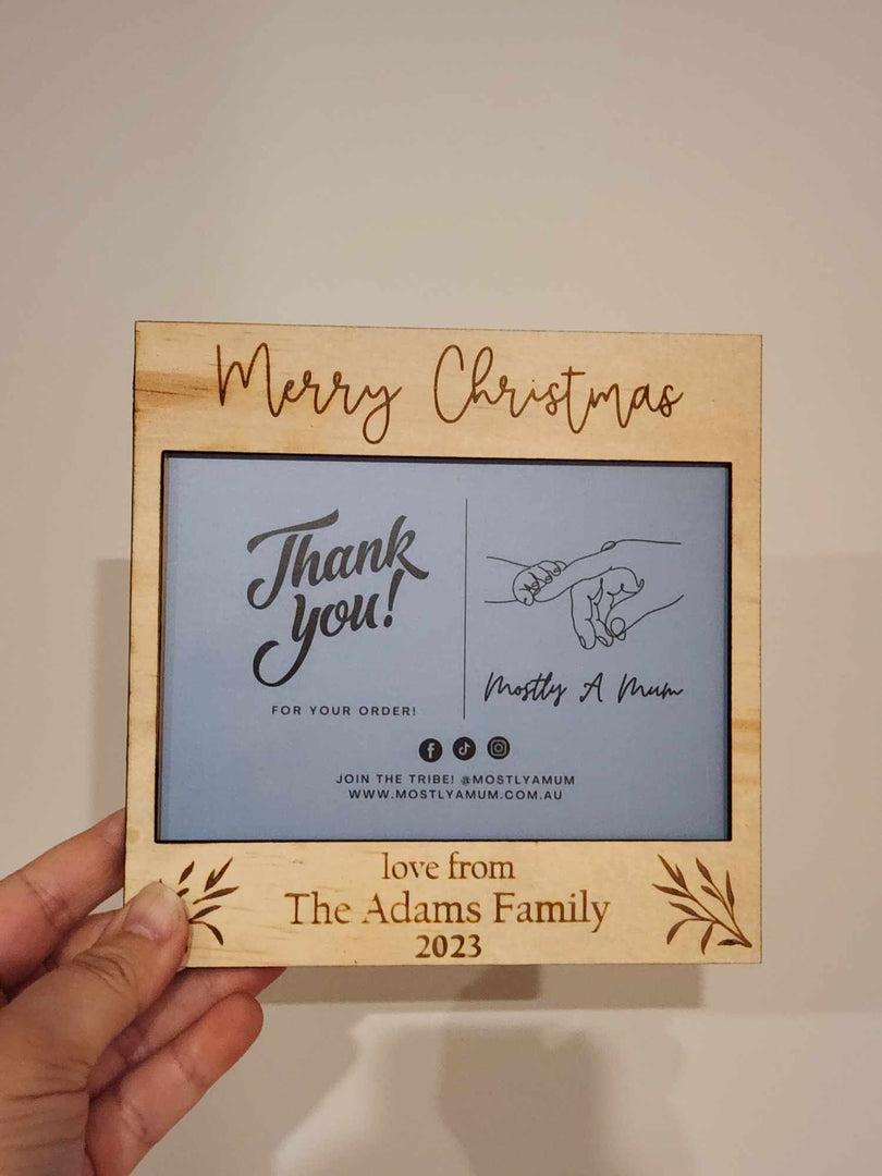 Magnetic Christmas Frame | Engraved only