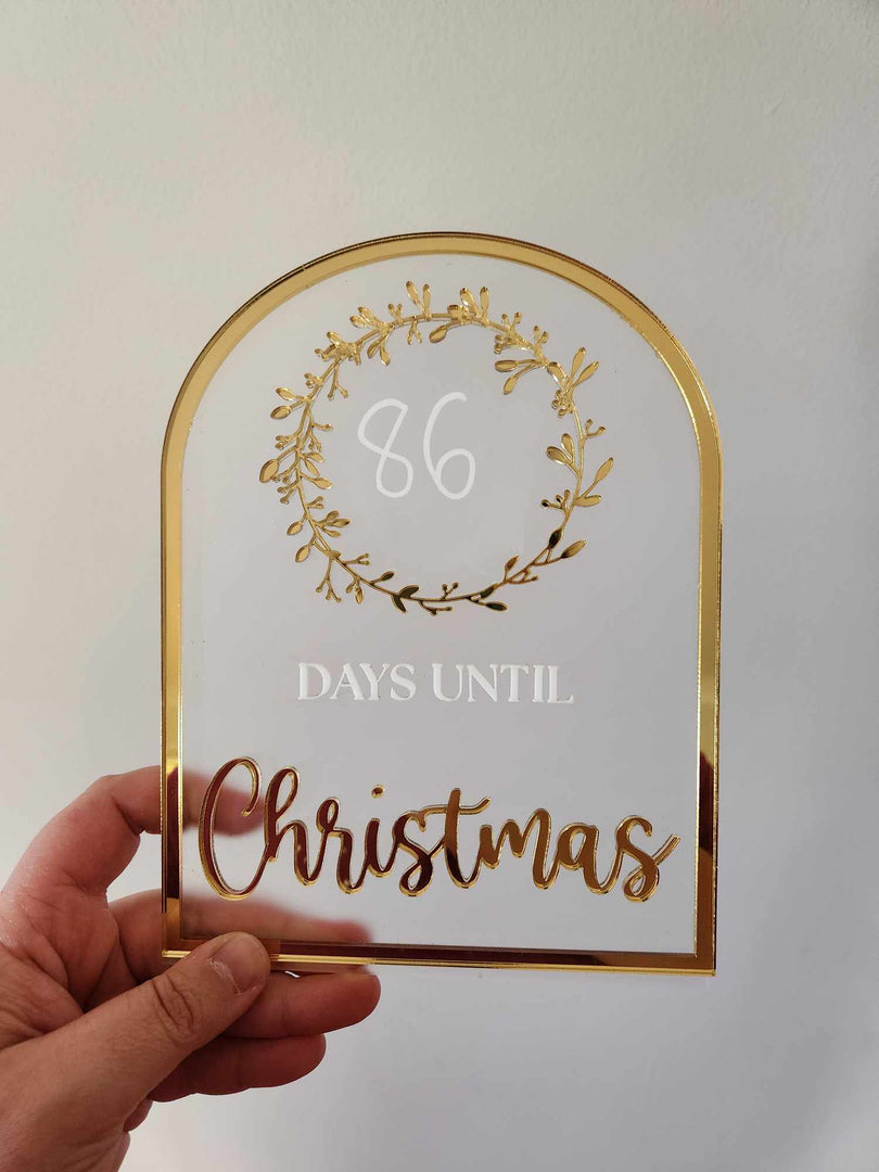 Acrylic Christmas Countdown