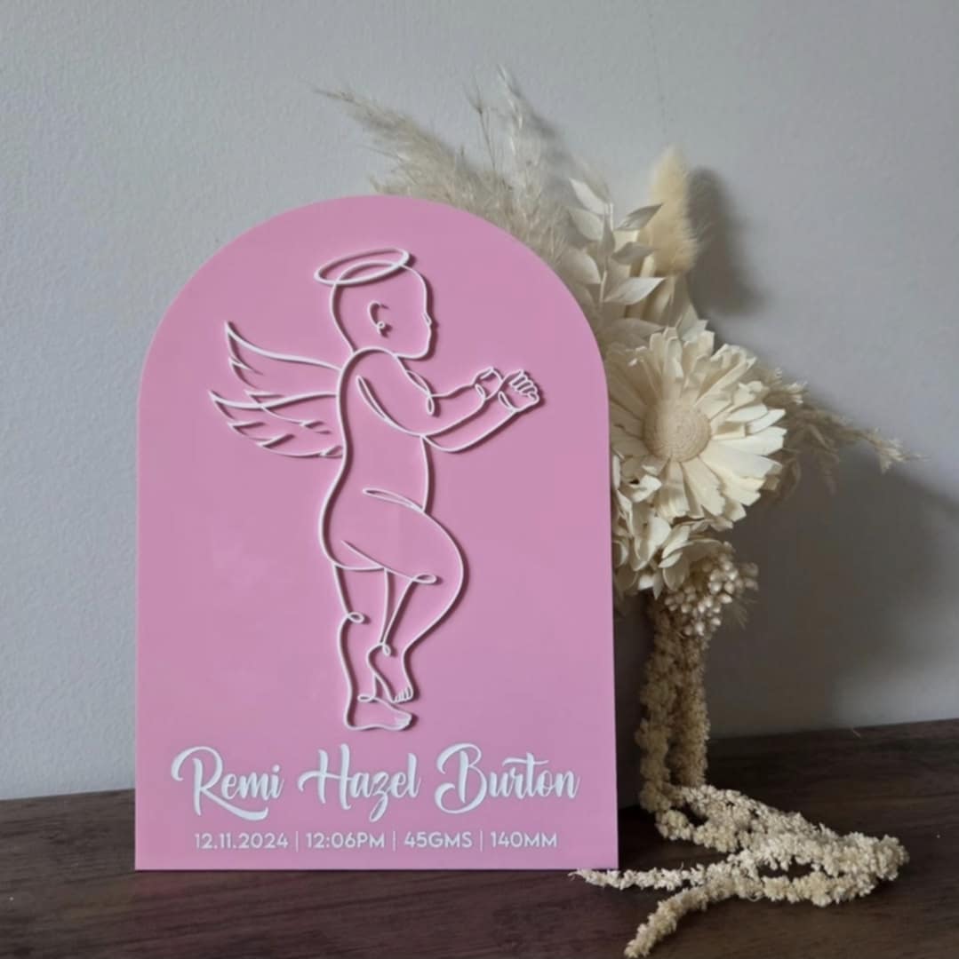 Angel Baby Memorial Plaque