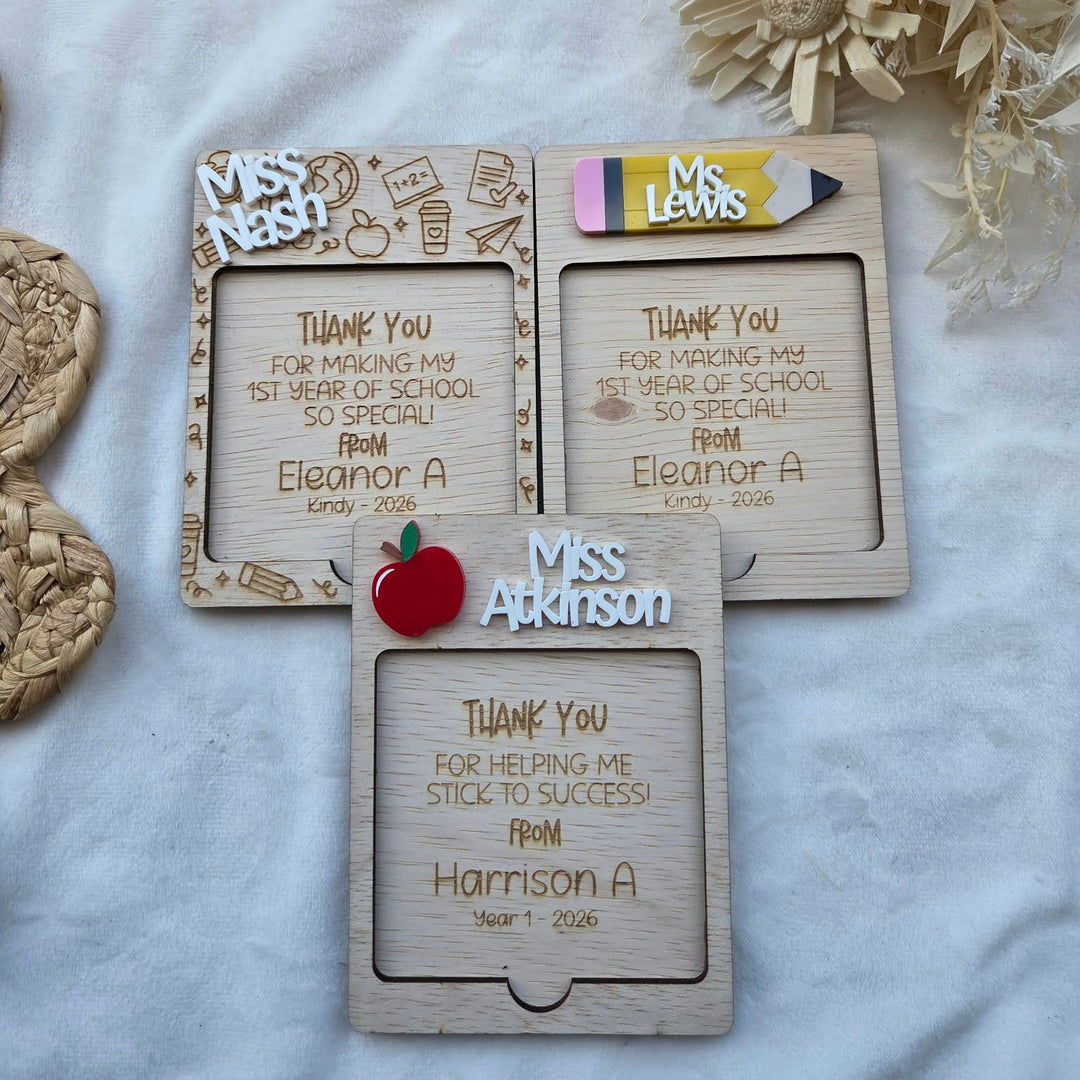 Personalised Teacher & Educator Post-it Note Holder