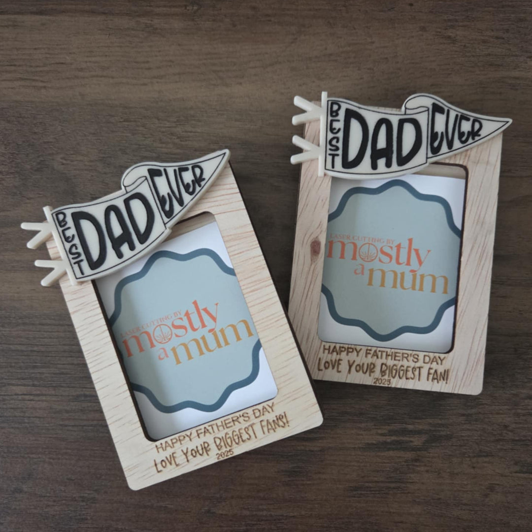 Best Dad Ever Mini Photo Frame