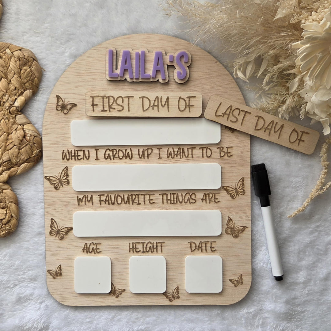 Interchangeable First and Last Board