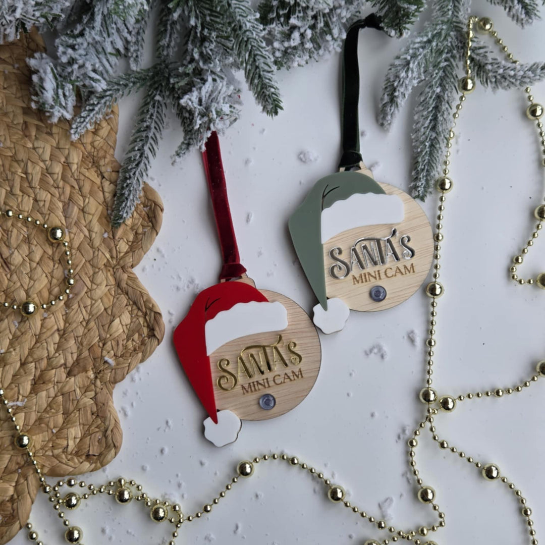 Santa's Mini Camera Ornament