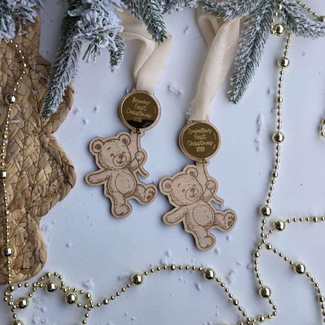 Personalised Teddy Bear Ornament