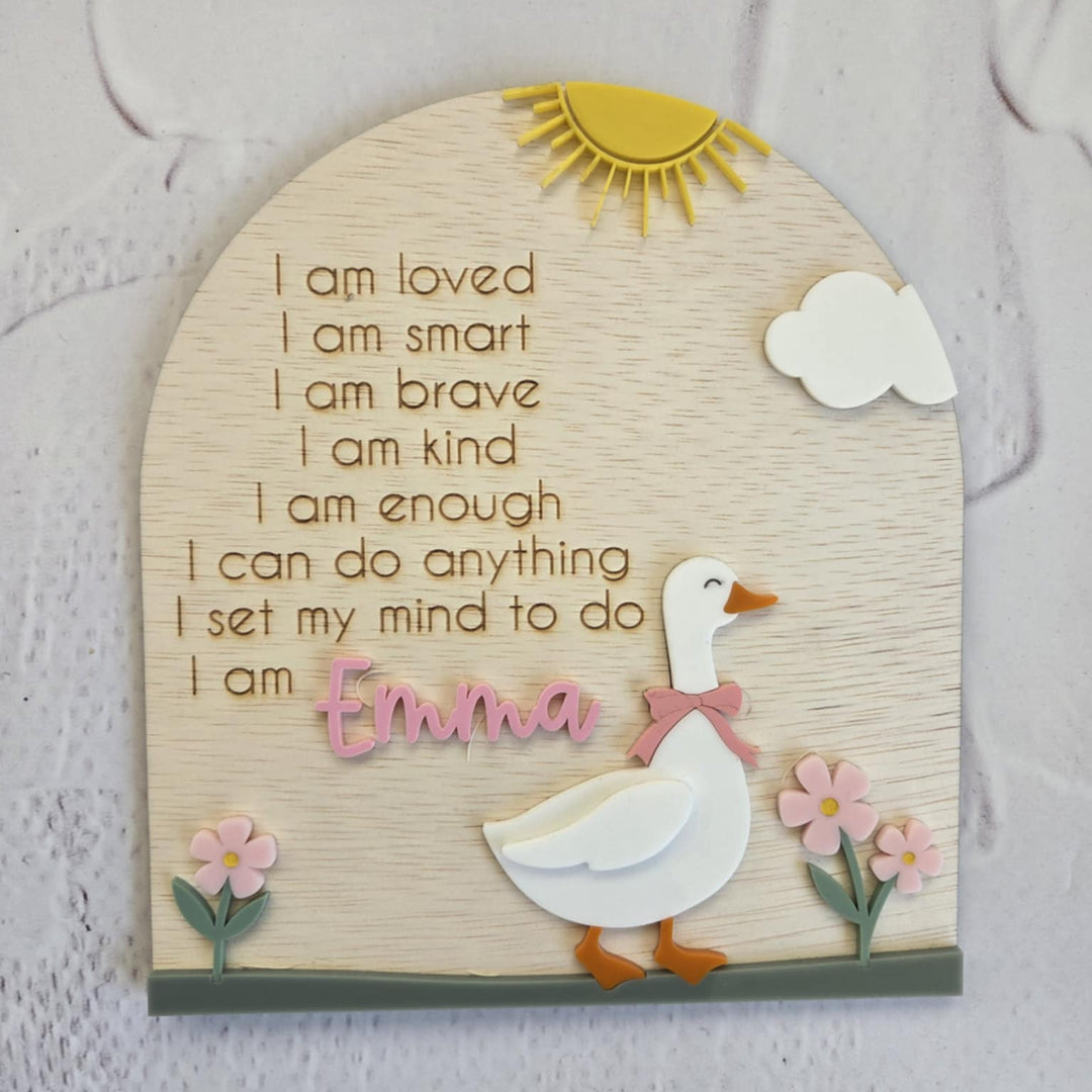 Affirmation Plaque | Goose