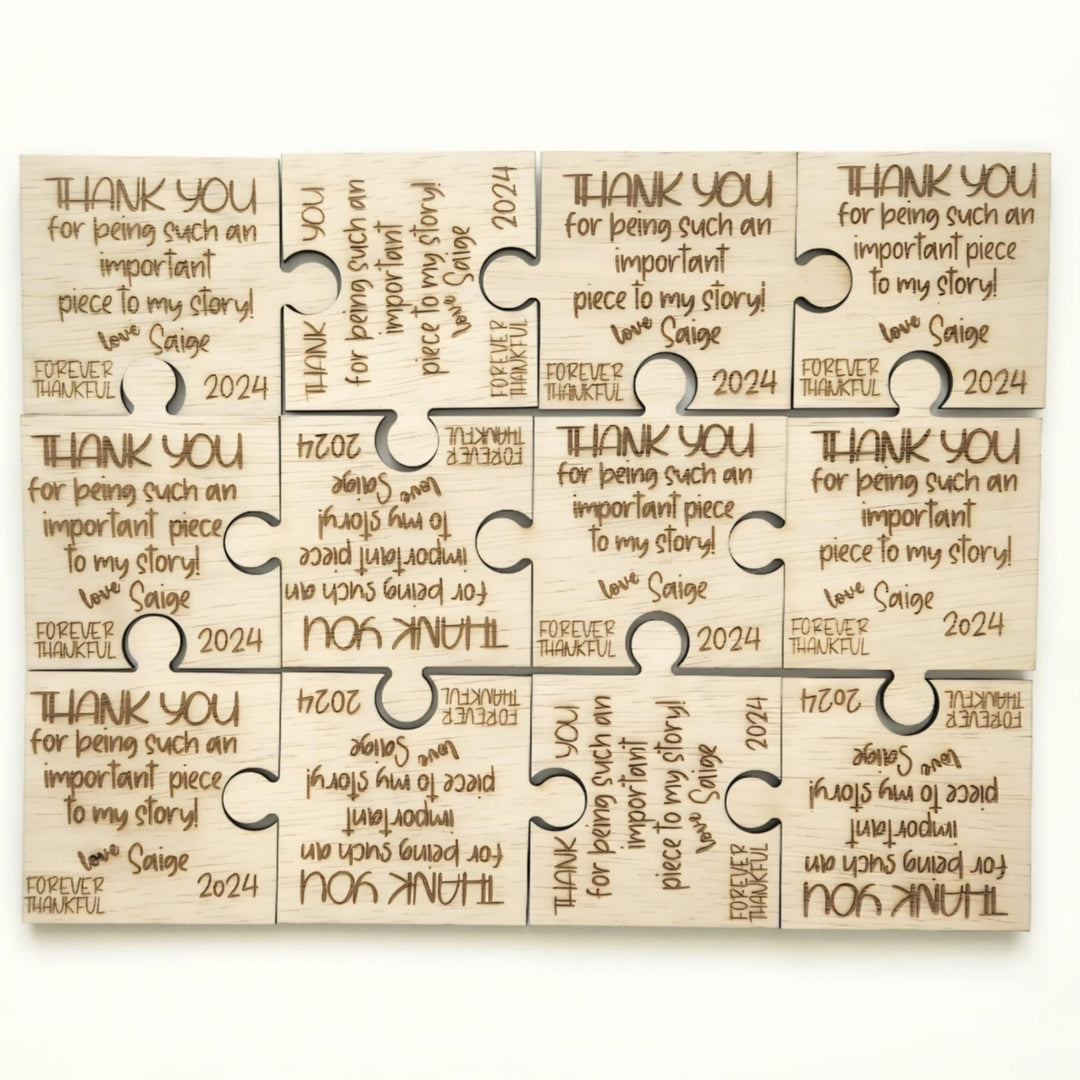 Personalised Puzzle Piece Magnet