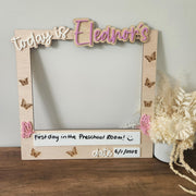 Personalized Wooden Photo Frame – Photo Prop