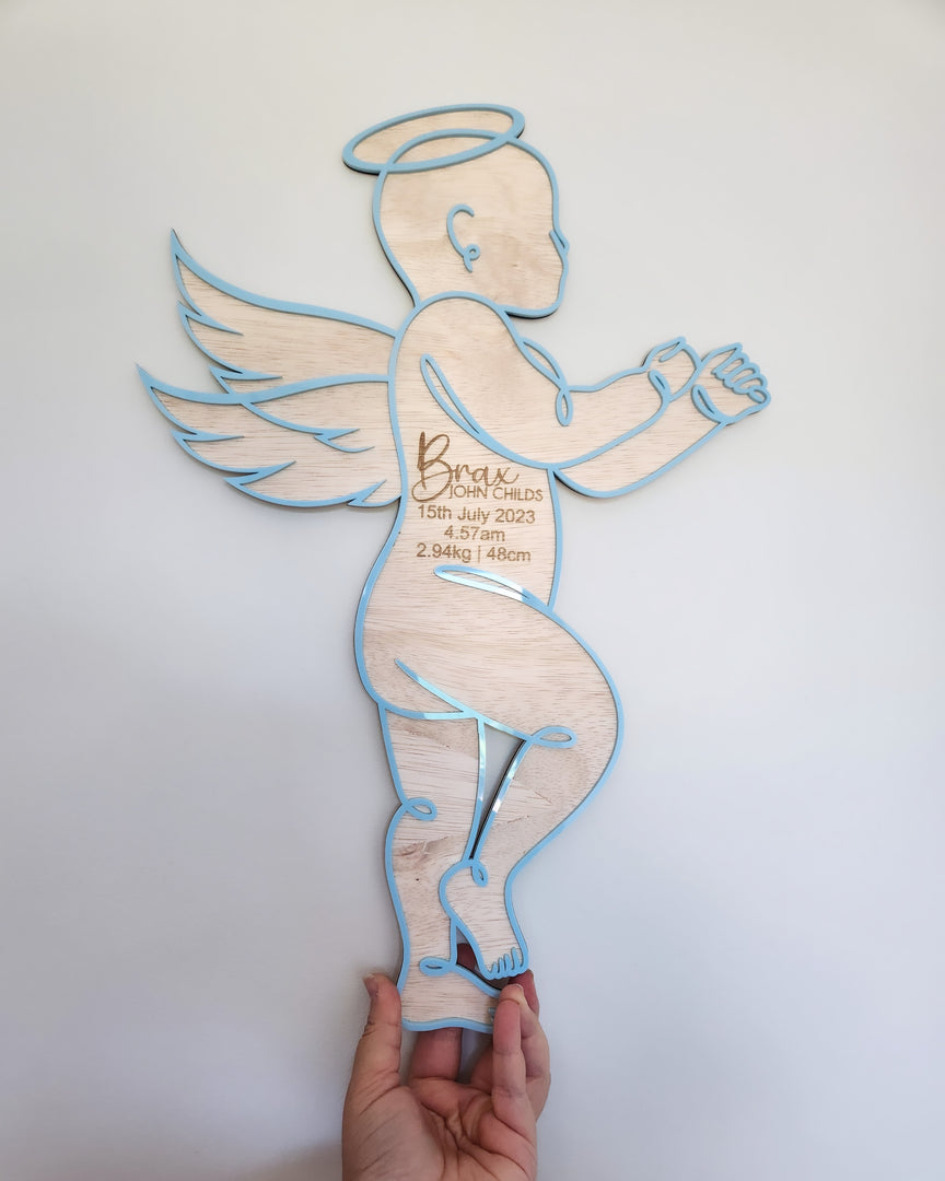 1:1 Scale Baby Outline Plaque