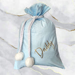 Blue (Daddy is in gold text)